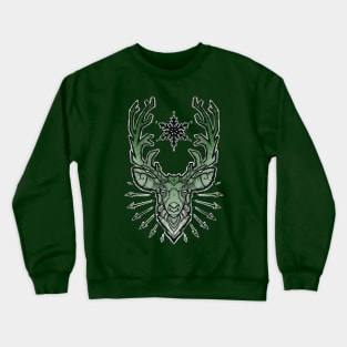 green deer Crewneck Sweatshirt